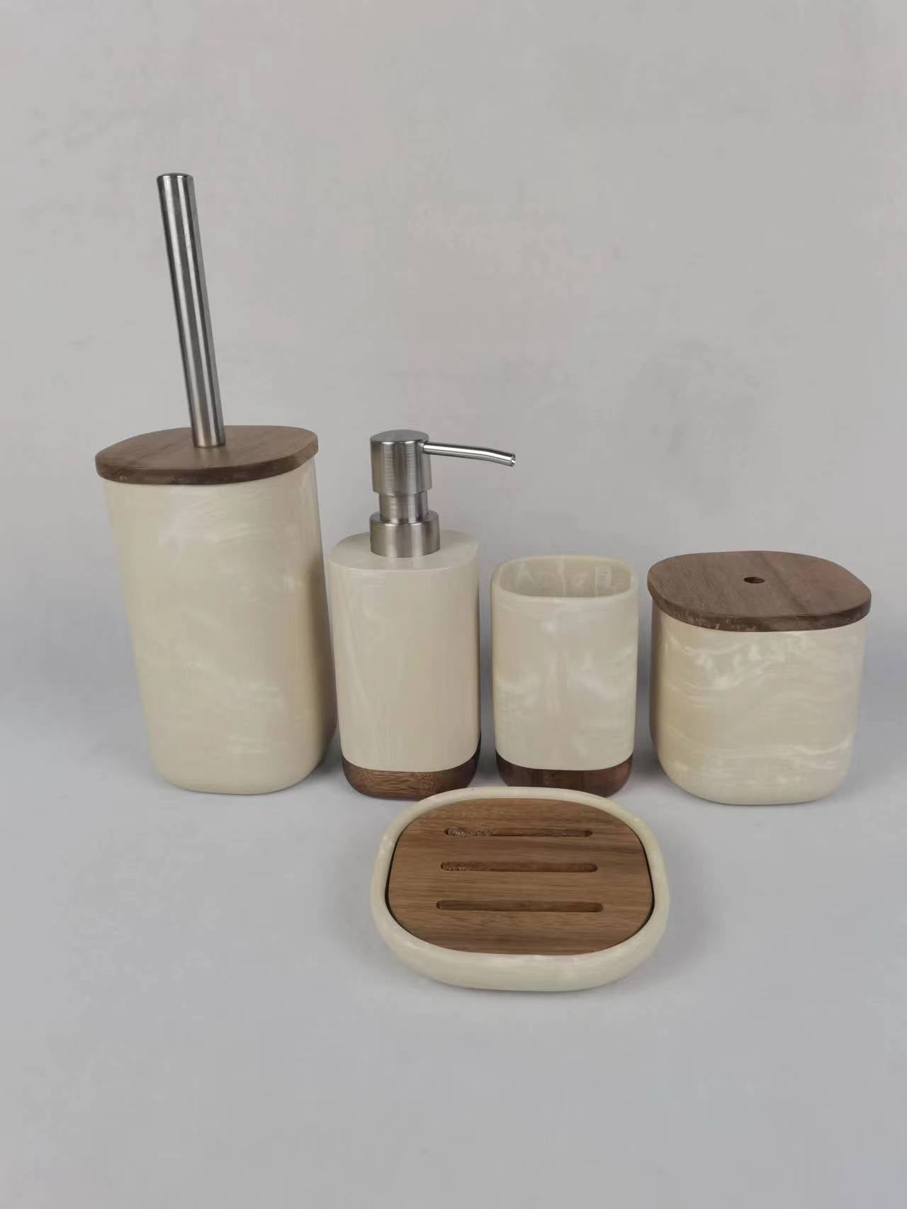 Two-color Splicing Resin Lotion Bottle