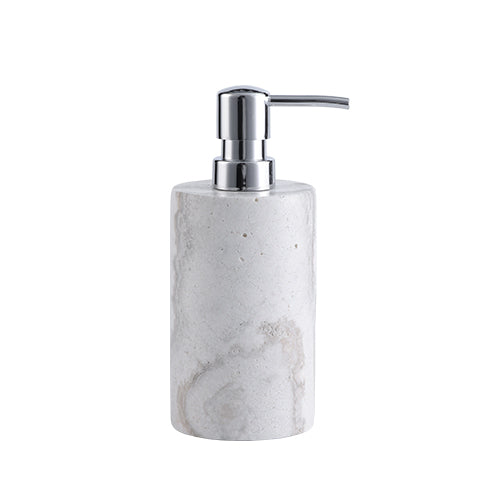 Eternal Rhythm】Roman White Hole Marble Bathroom Set