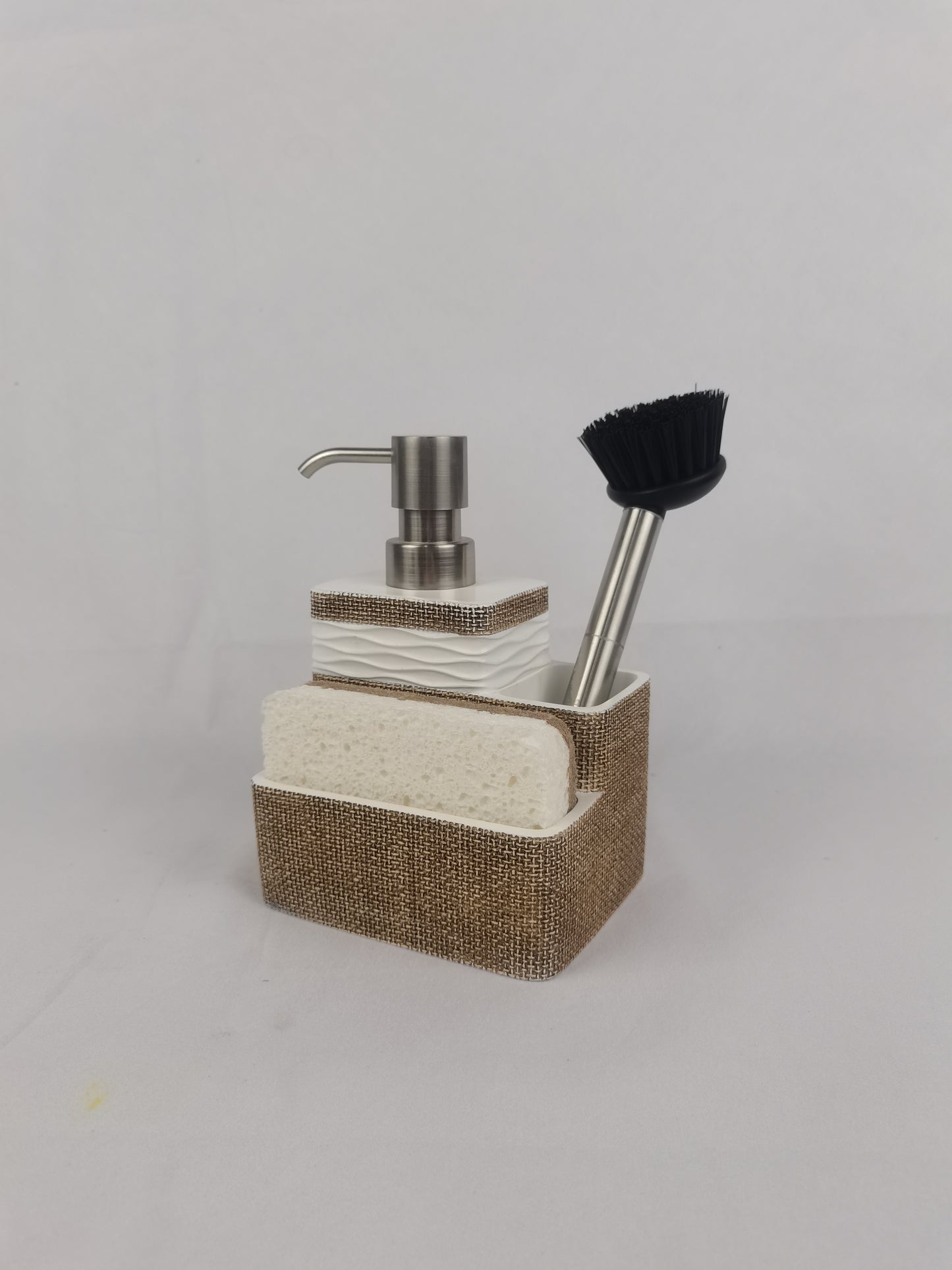 Geometry Code | Morandi Colorblock Marble Resin Dispenser Bottle