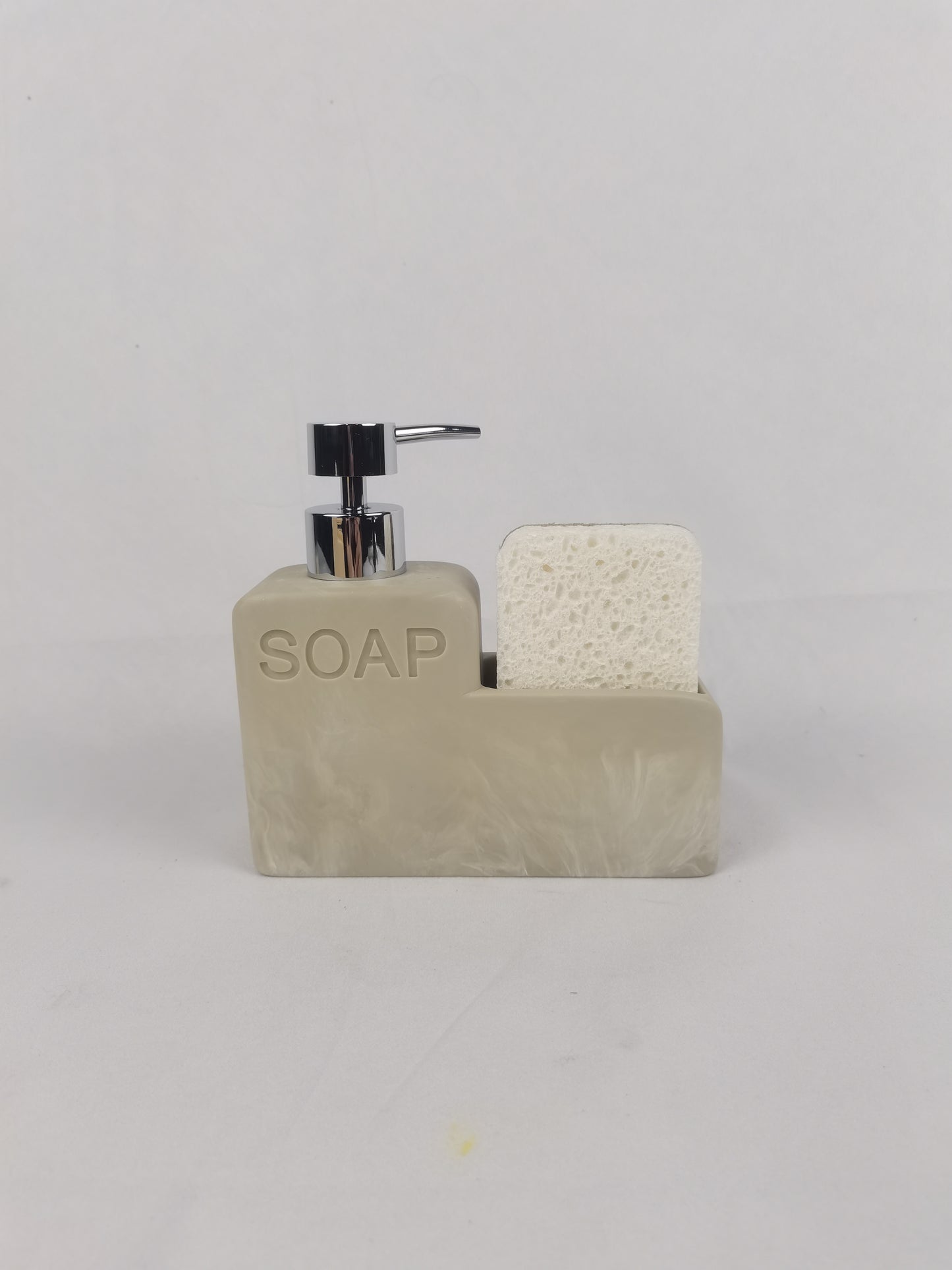 Geometry Code | Morandi Colorblock Marble Resin Dispenser Bottle