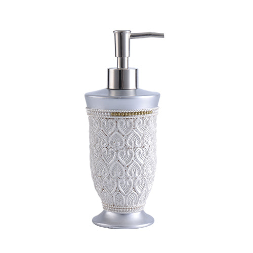 “Versailles Morning Dew” Baroque Court Cameo Resin Bathroom 7 Pieces Set|