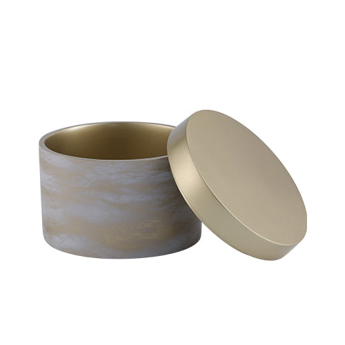 “Platinum Snow Weave” Embossed Platinum Resin Bathroom Set