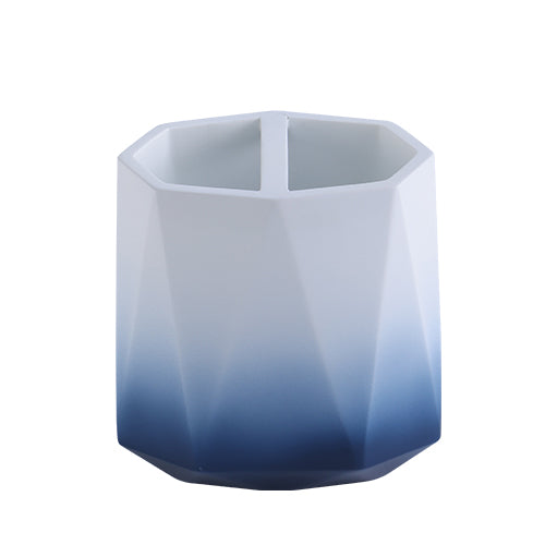 “Bikkai Yunsa” Glacier Patterned Resin Bathroom 6 Pieces Set|