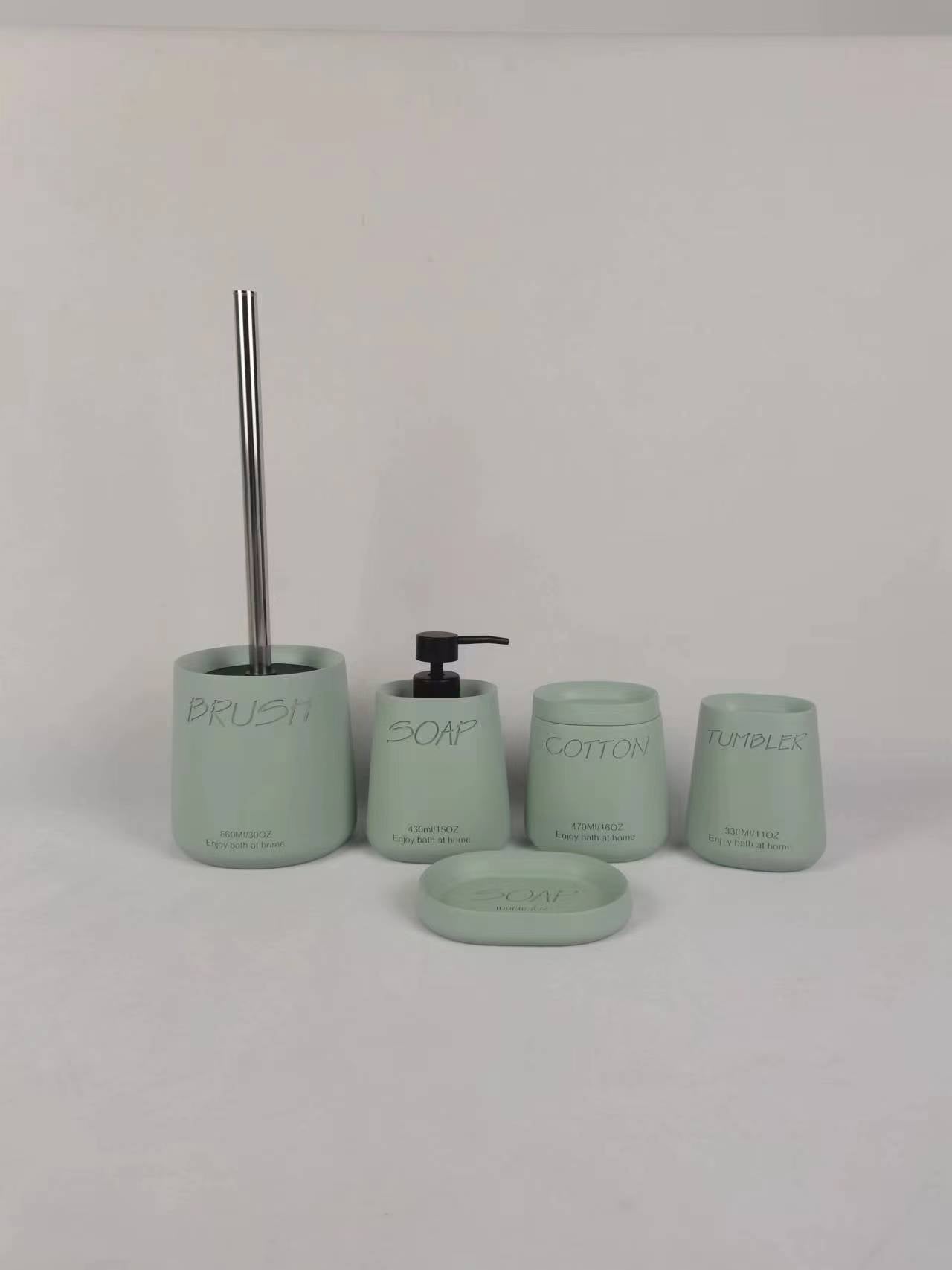 Healing Resin Storage】INS Style Macaron Lotion Bottle Set of 4