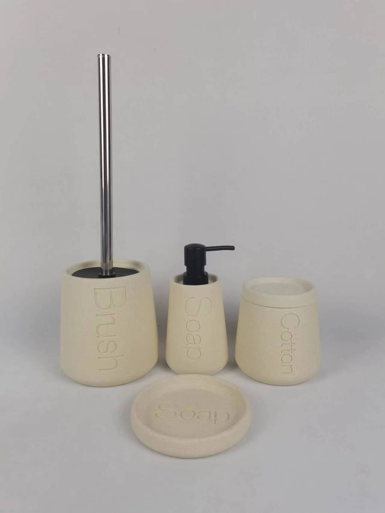 Healing Resin Storage】INS Style Macaron Lotion Bottle Set of 4