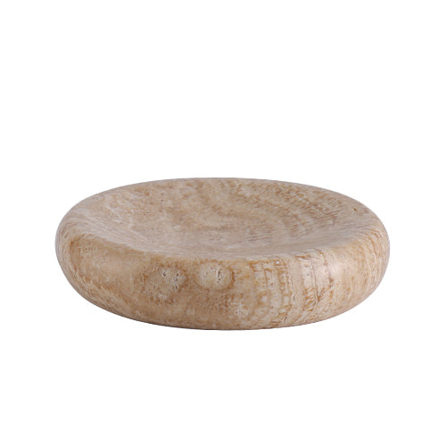 Nuanxi Yazhu] Yellow Wood Grain Marble Bathroom Set