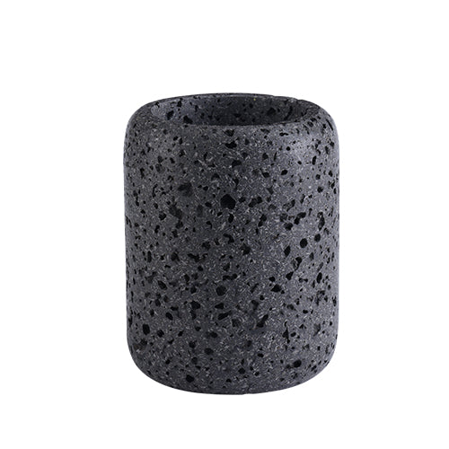 Dark Surge Streaming Light-Black Hole Stone Textured Living 4-Piece Set