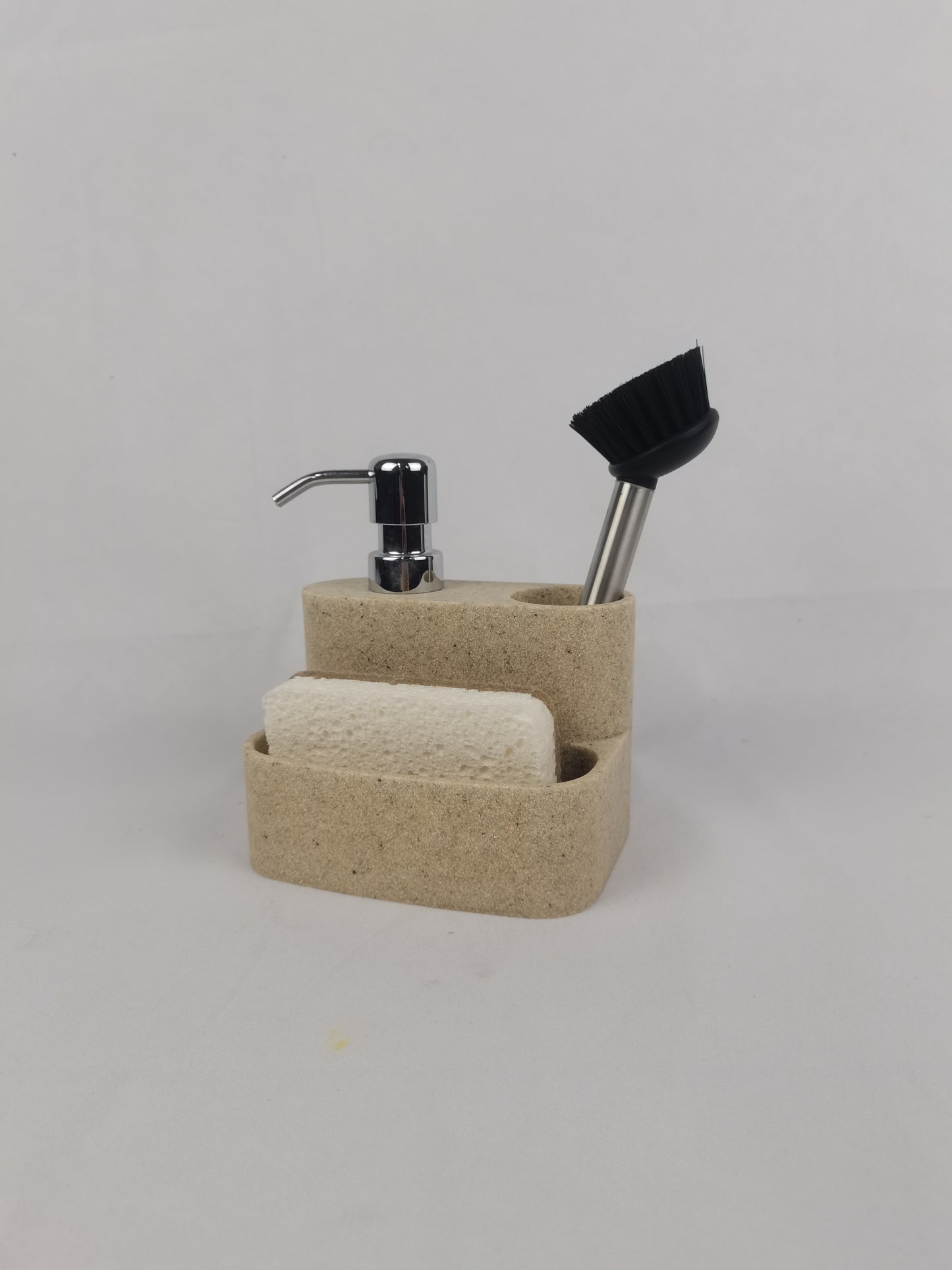 Geometry Code | Morandi Colorblock Marble Resin Dispenser Bottle