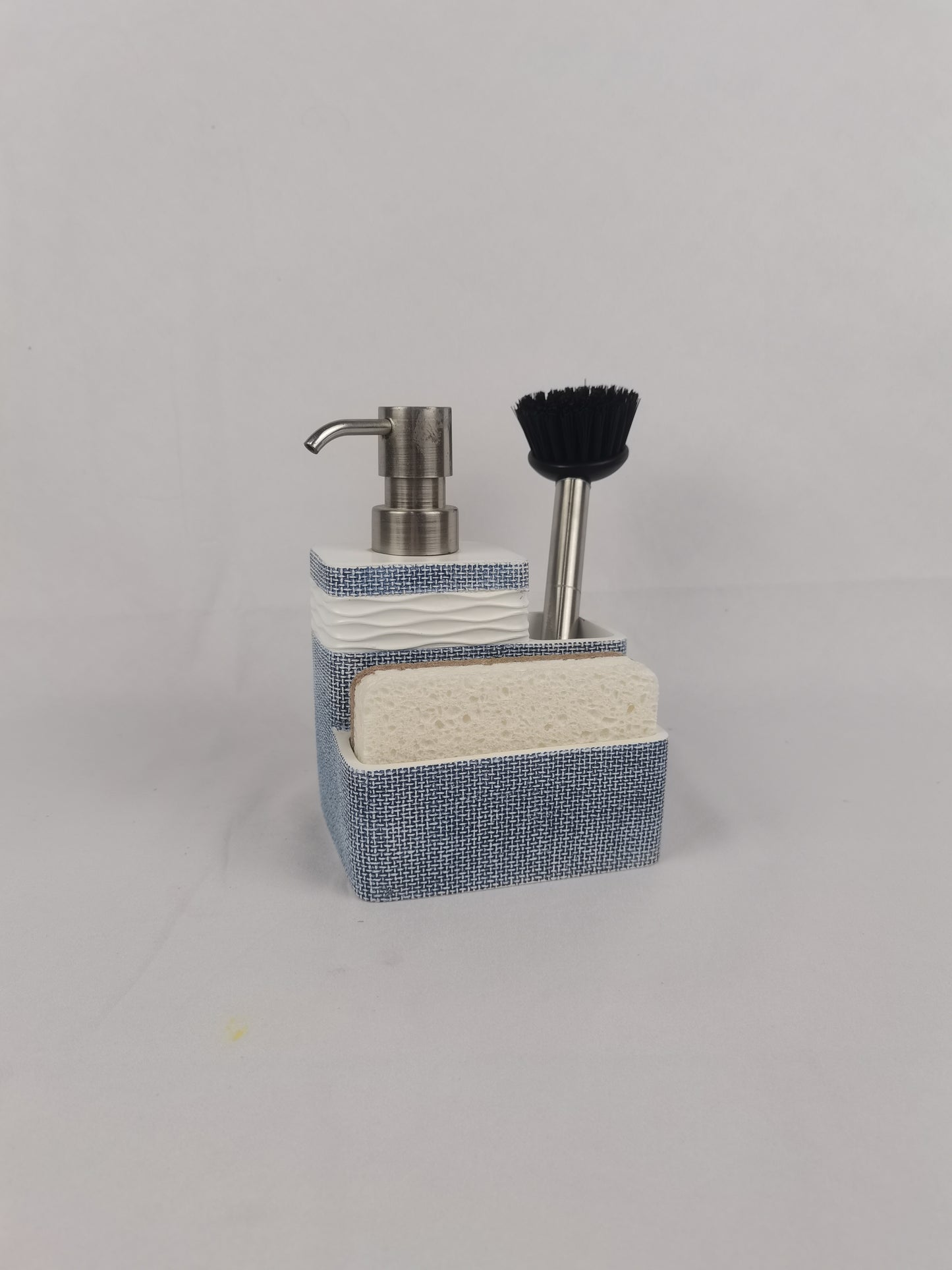 Geometry Code | Morandi Colorblock Marble Resin Dispenser Bottle