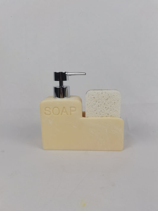 Geometry Code | Morandi Colorblock Marble Resin Dispenser Bottle