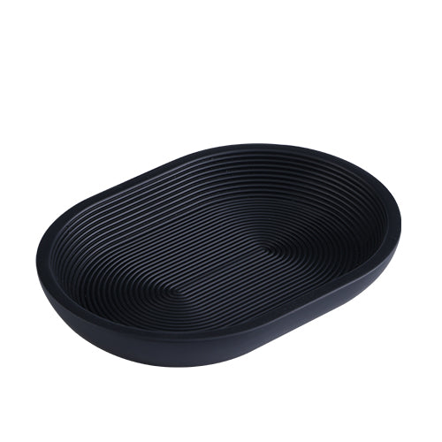 “Obsidian Stripe Resin Bathroom Set