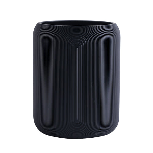 “Obsidian Stripe Resin Bathroom Set