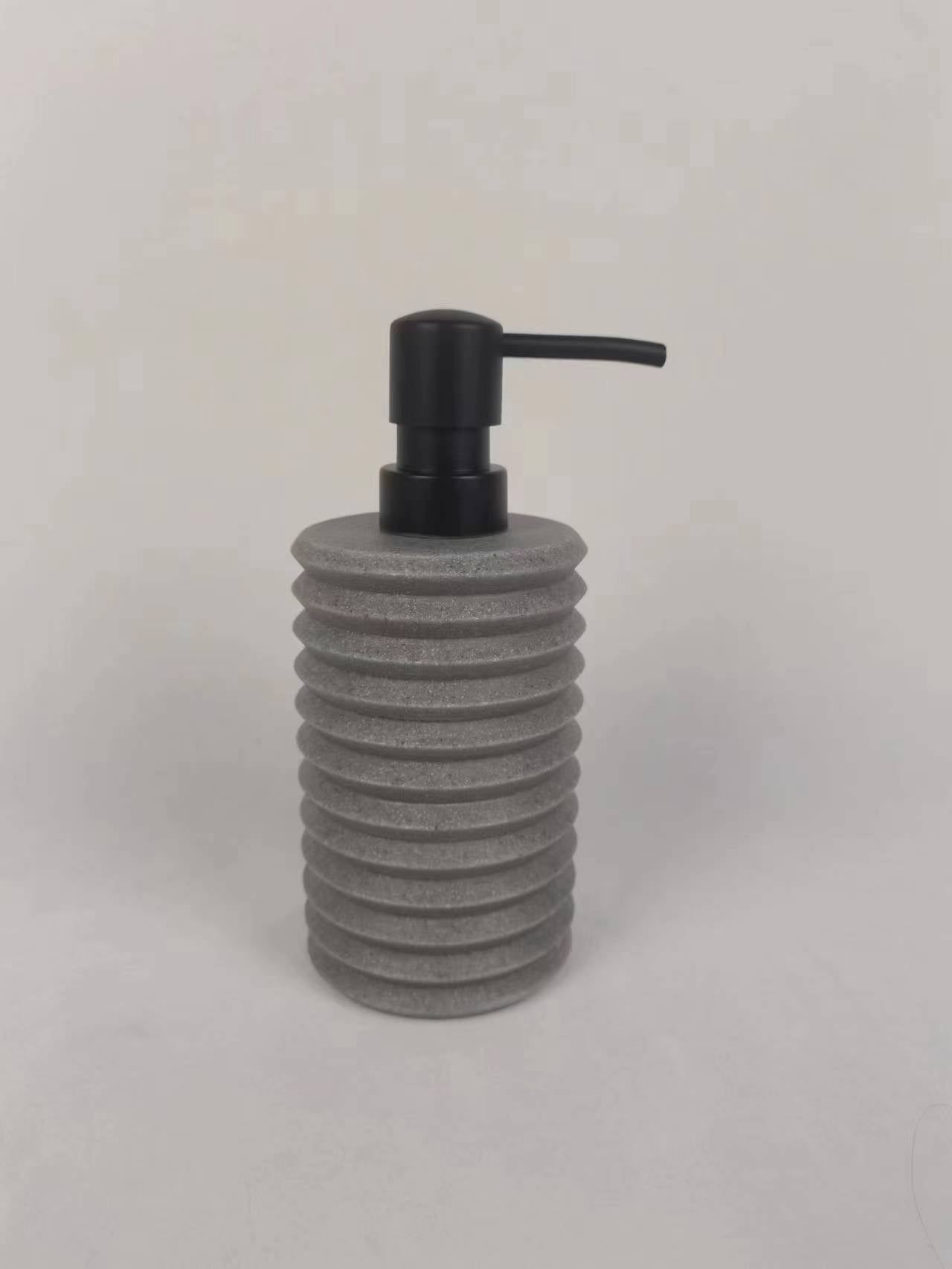 Light Luxury Striped Resin Lotion Bottle Set】Aesthetics and Practicality at the Same Time