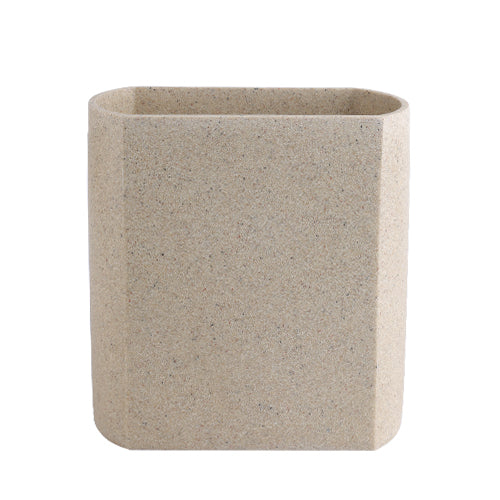 “Obsidian Sand Secret” Sandstone Texture Resin Bathroom 7-Piece Set｜This is a set of 7-piece bathroom set