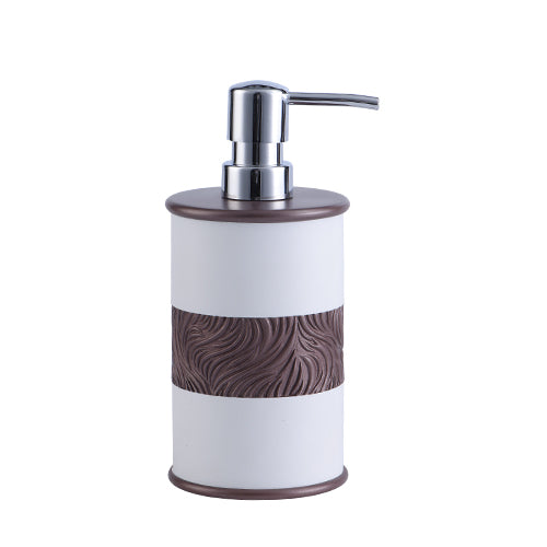 “Frosty Rock Brown” Colorful Resin Bathroom 7 Pieces Set