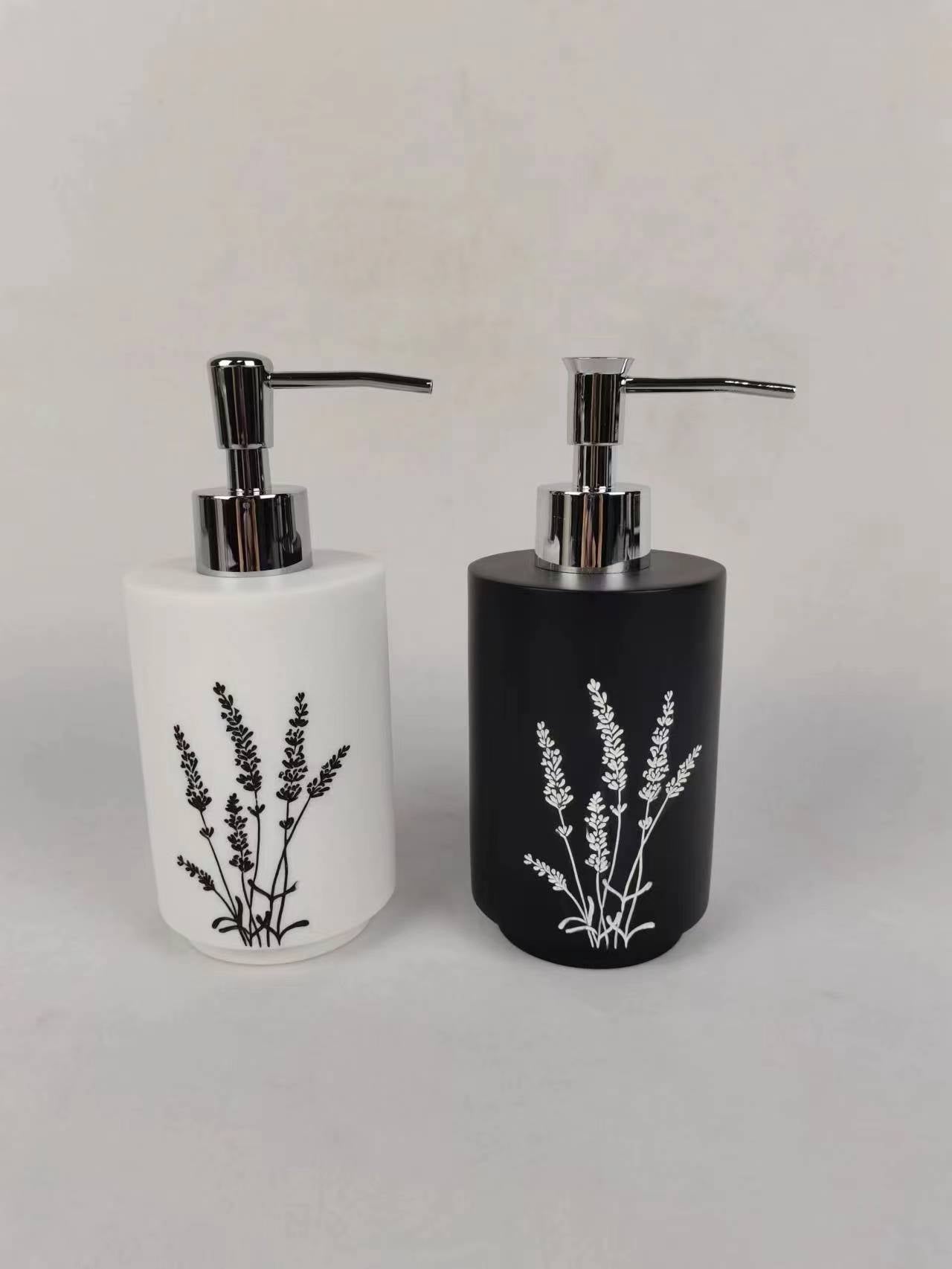 Handmade Embossed Flower Resin Lotion Bottle｜Luxury Beauty Container Eco-friendly, Drop Resistant & Portable