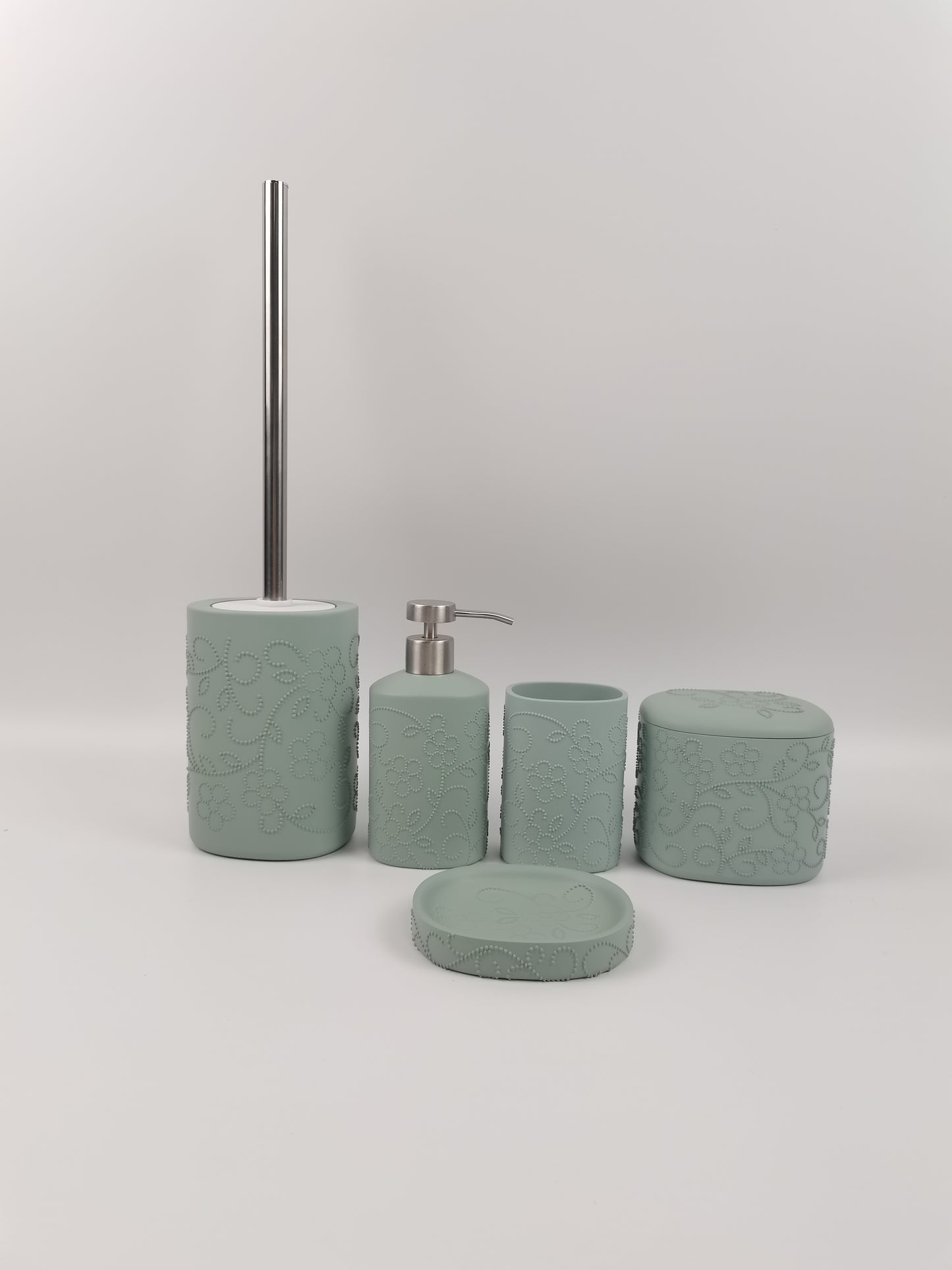 Healing macaron color bathroom set】resin material soft mist texture bathroom storage good mood